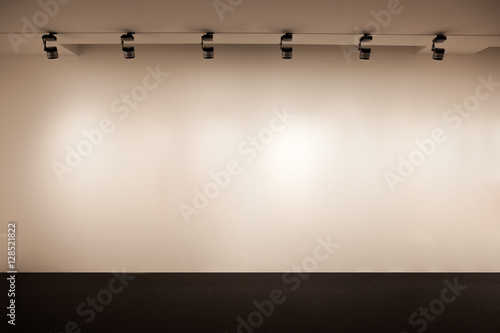 Beige Wall, Wall Light, Empty Wall, Gallery Wall, Empty Light Showcase, Presentation White Wall, Wall Product, Interior Background
