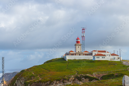 Lighthouse at cabo da Roca, Portugal.