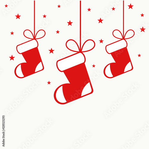 Christmas stockings hanging