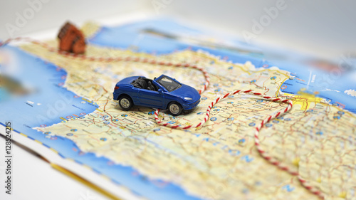 Abstract idea of rent a car.