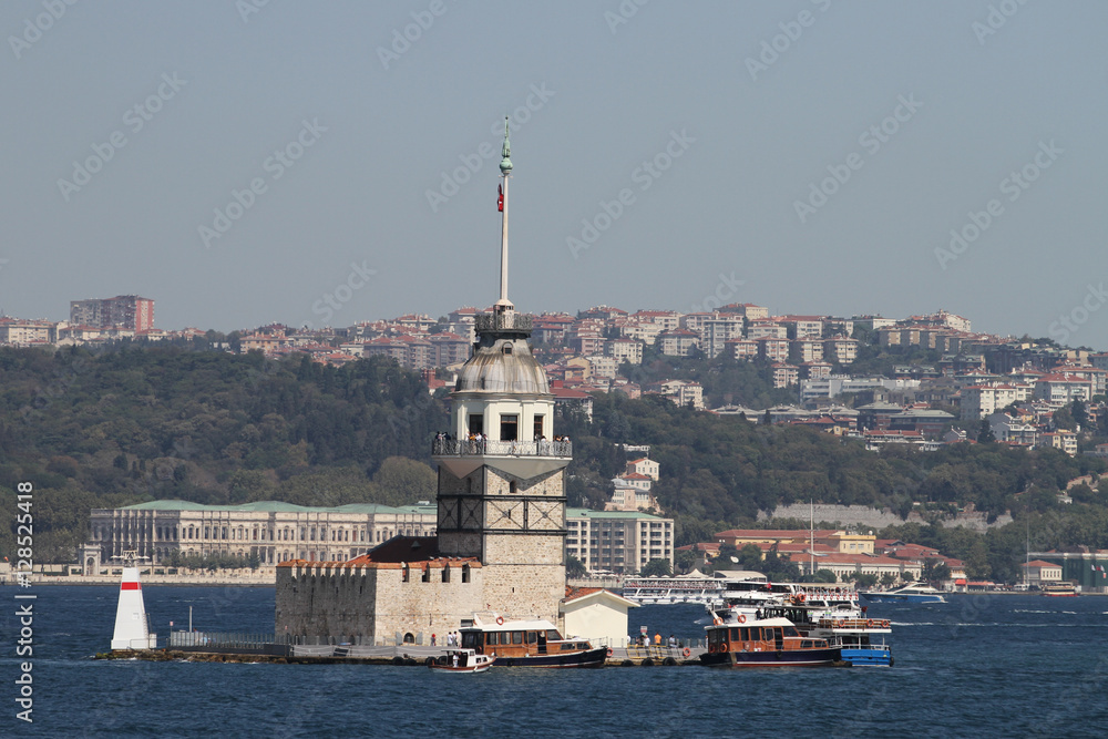 Maidens Tower in Bosphorus Strait, Istanbul