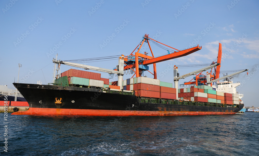 Container Ship in port