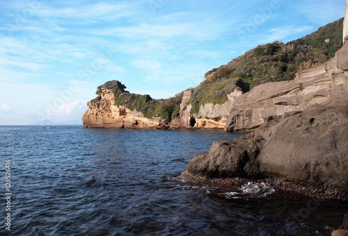 Gaiola protected area, sea and beach, Posillipo, Naples, Italy