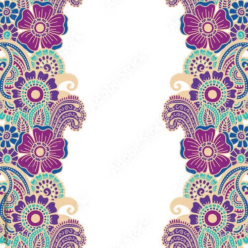 Mehndi vertical backrtound.
