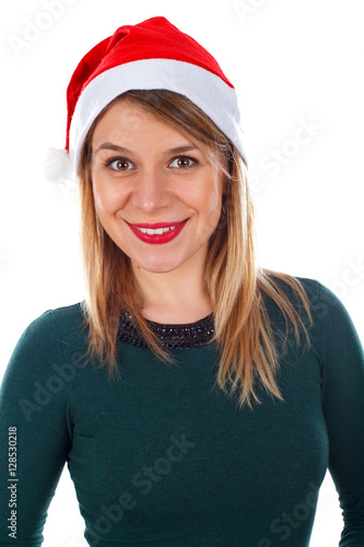 Beautiful Christmas-lady photo