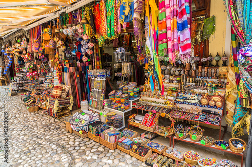 Street market in Mostar photo