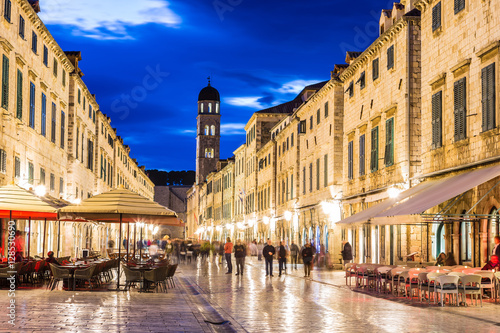 Walking street in Dubrovnik