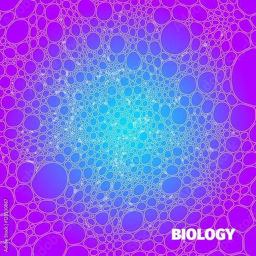 Abstract cool biology background for web