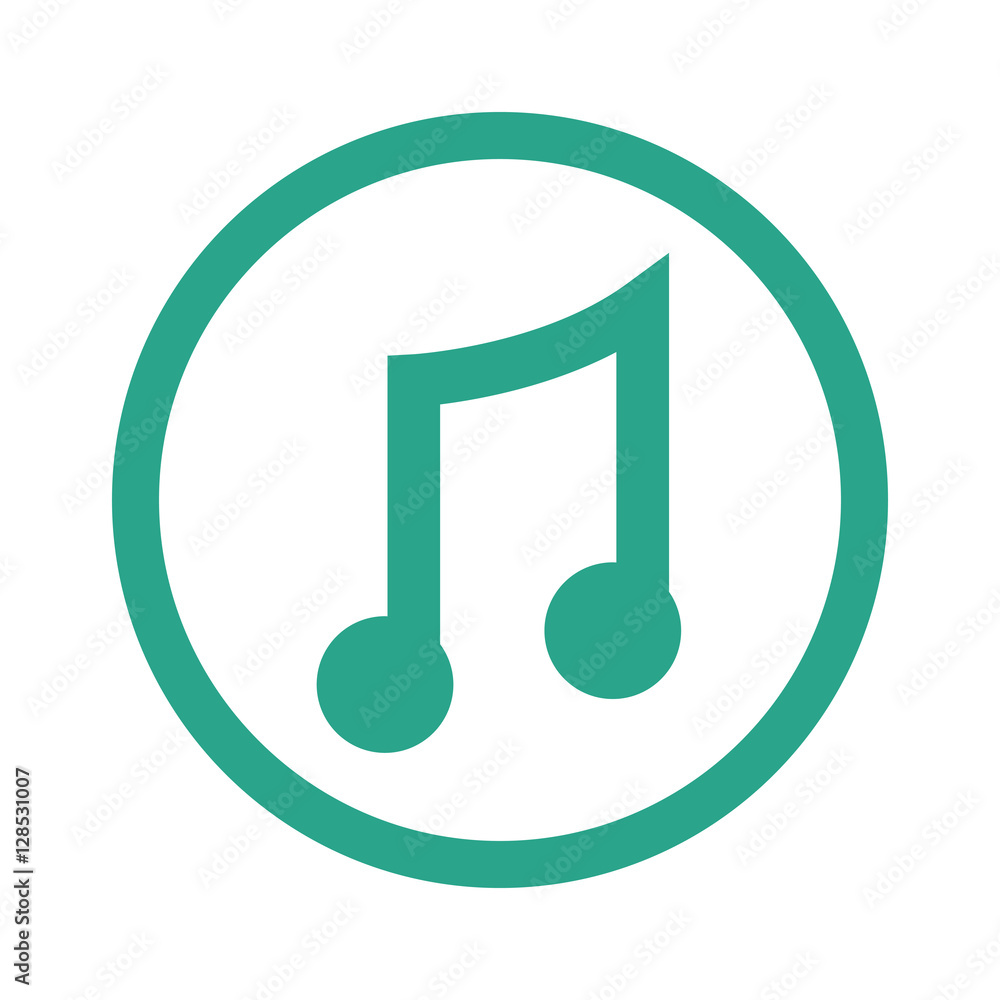 music note isolated icon vector illustration design music note isolated icon vector illustration design