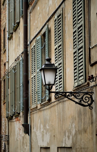 old window in Bergamo Italy