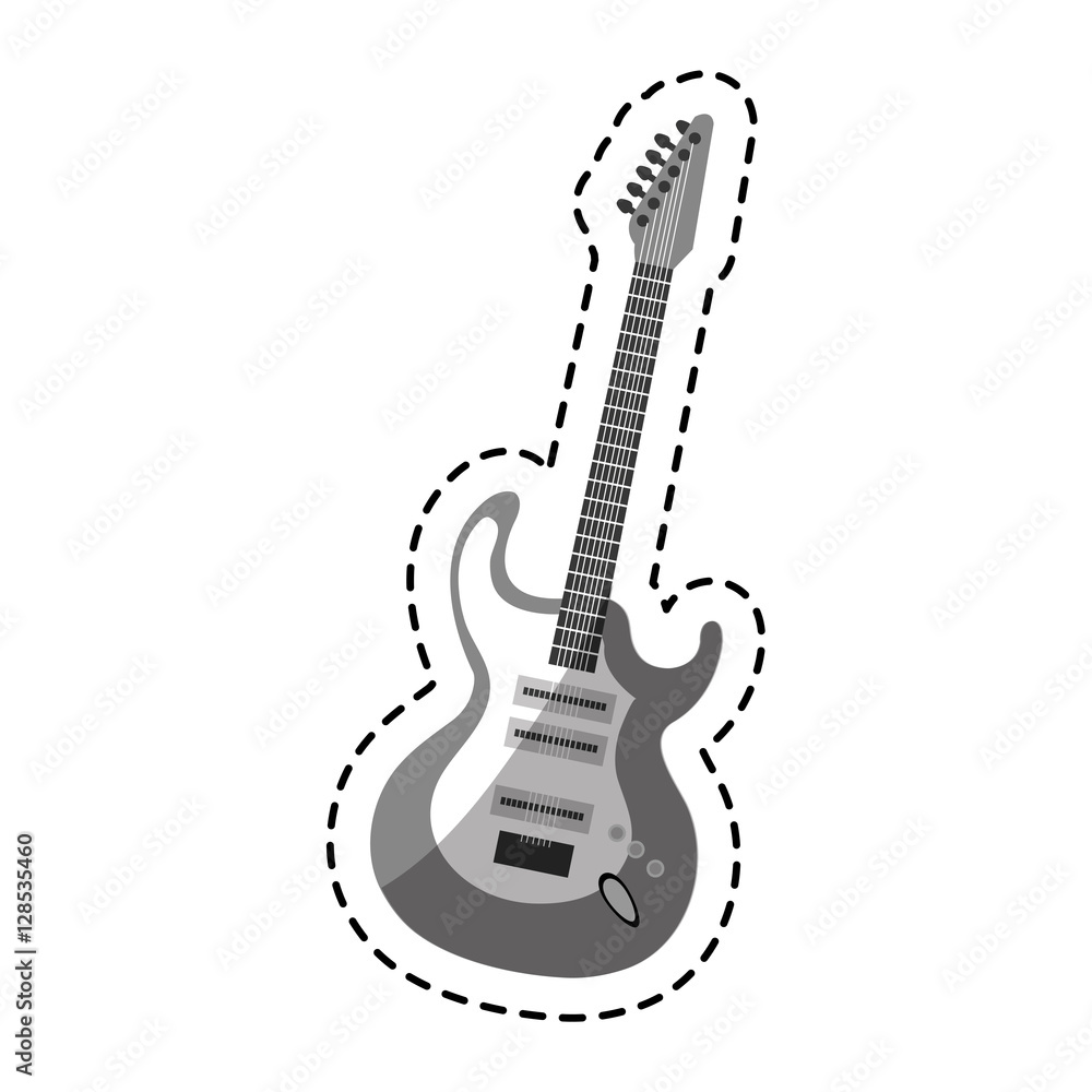 electric guitar instrument musical vector illustration design electric guitar instrument musical vector illustration design