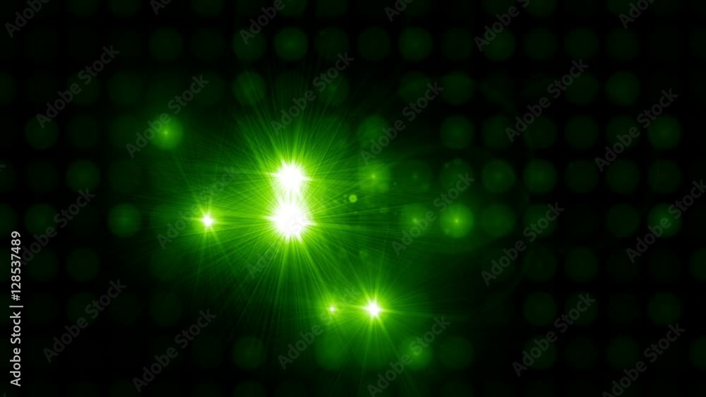 Animated lens flare effects on abstract background Animated lens flare effects on abstract background