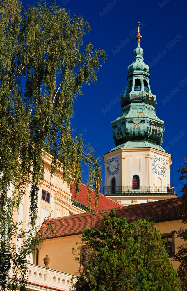 tower of town hall in Kromeriz, Czech republic, Europe