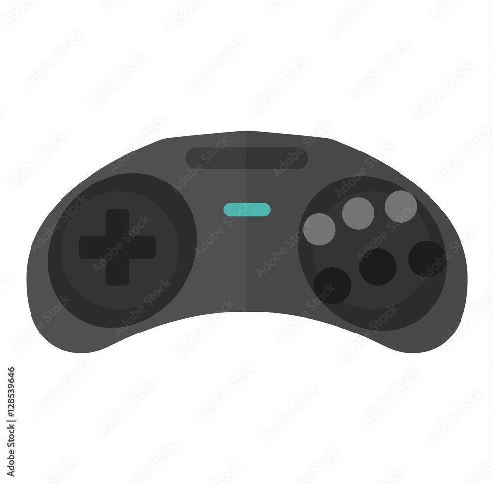 Game console joystick vector illustration Game console joystick vector illustration
