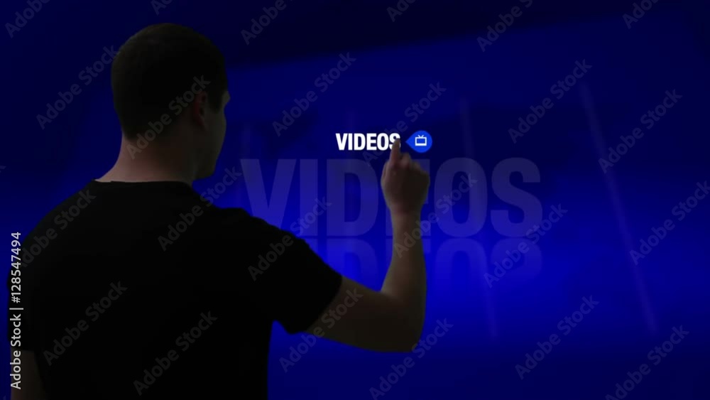 Young Man Checking Financial Data Young Man Checking Financial Data