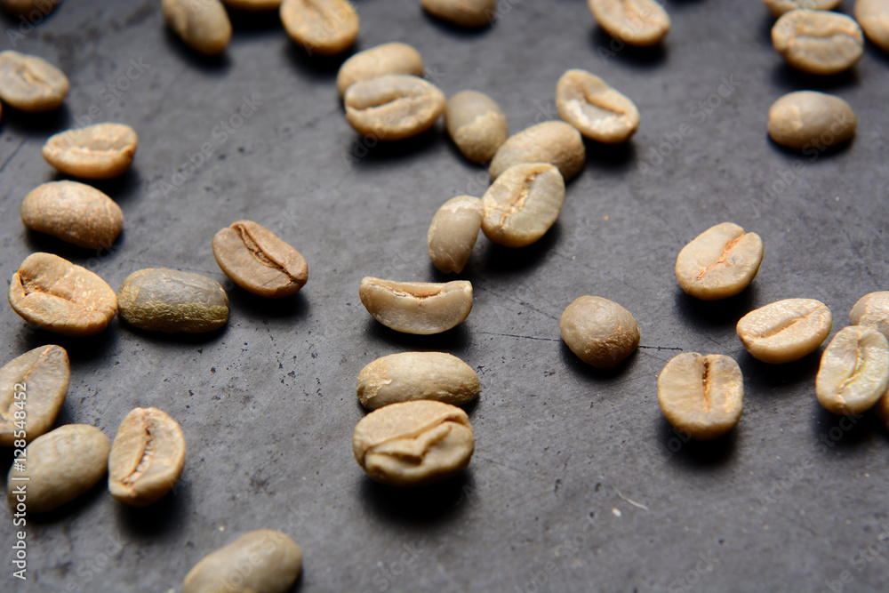 raw green coffe beans raw green coffe beans