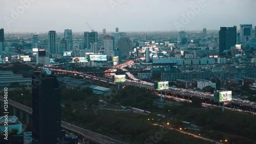 Wallpaper Mural Evening skyline of Bangkok Torontodigital.ca