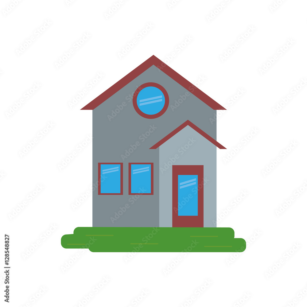 family house facade residential design vector illustration eps 10 family house facade residential design vector illustration eps 10