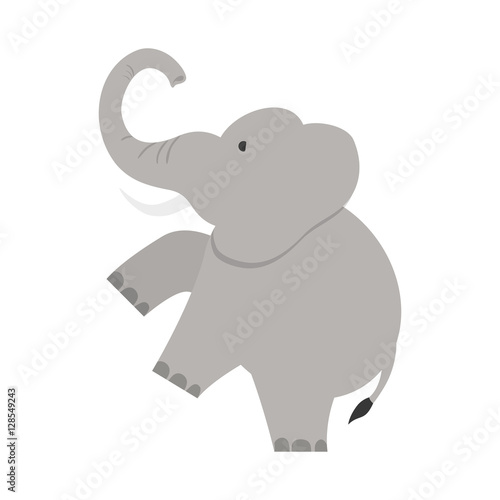 isolated elephant cartoon icon vector illustration graphic design © djvstock