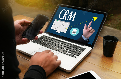 CRM  Business Customer CRM Management Analysis Service Concept ,