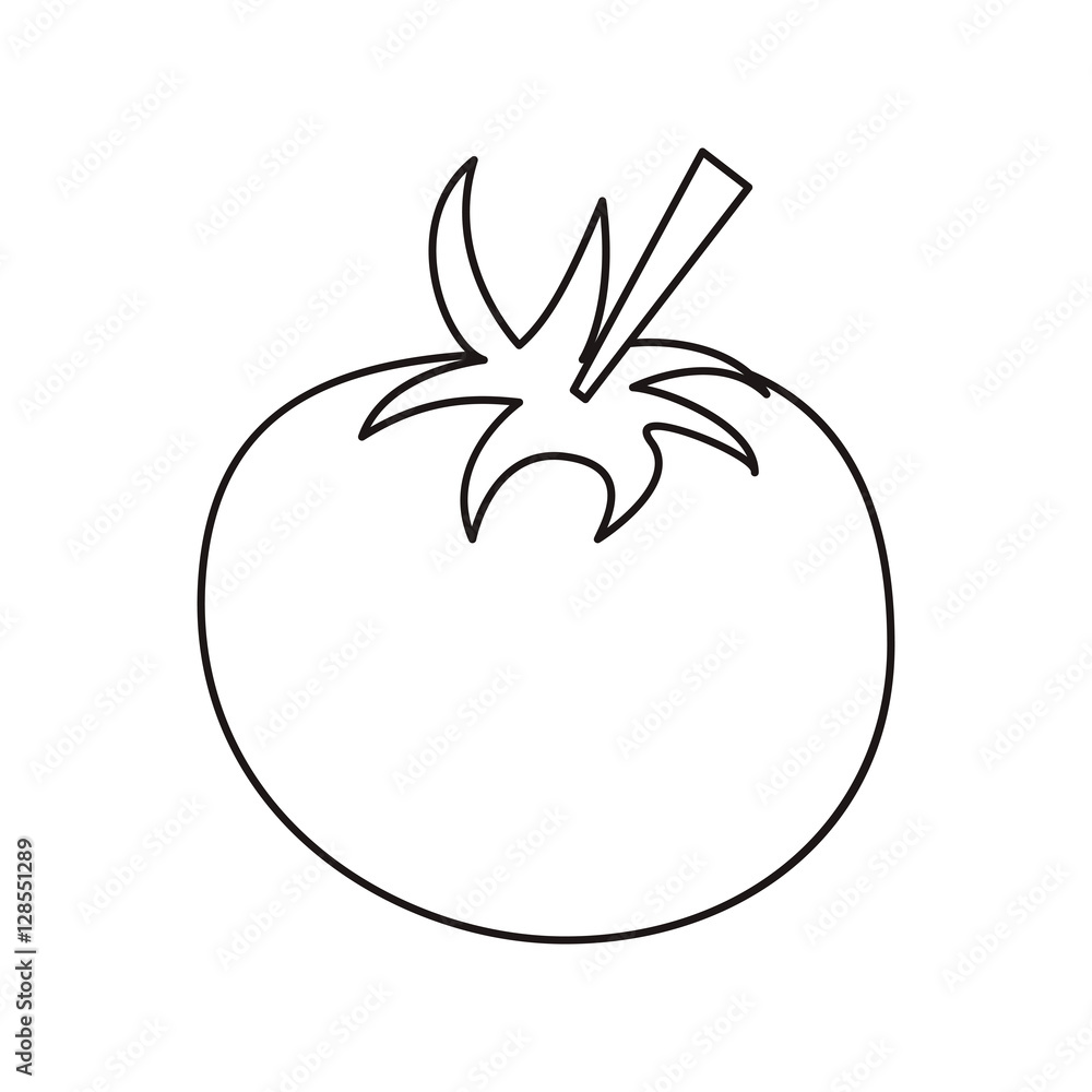 outline tomato juicy vegetable icon vector illustration eps 10 outline tomato juicy vegetable icon vector illustration eps 10