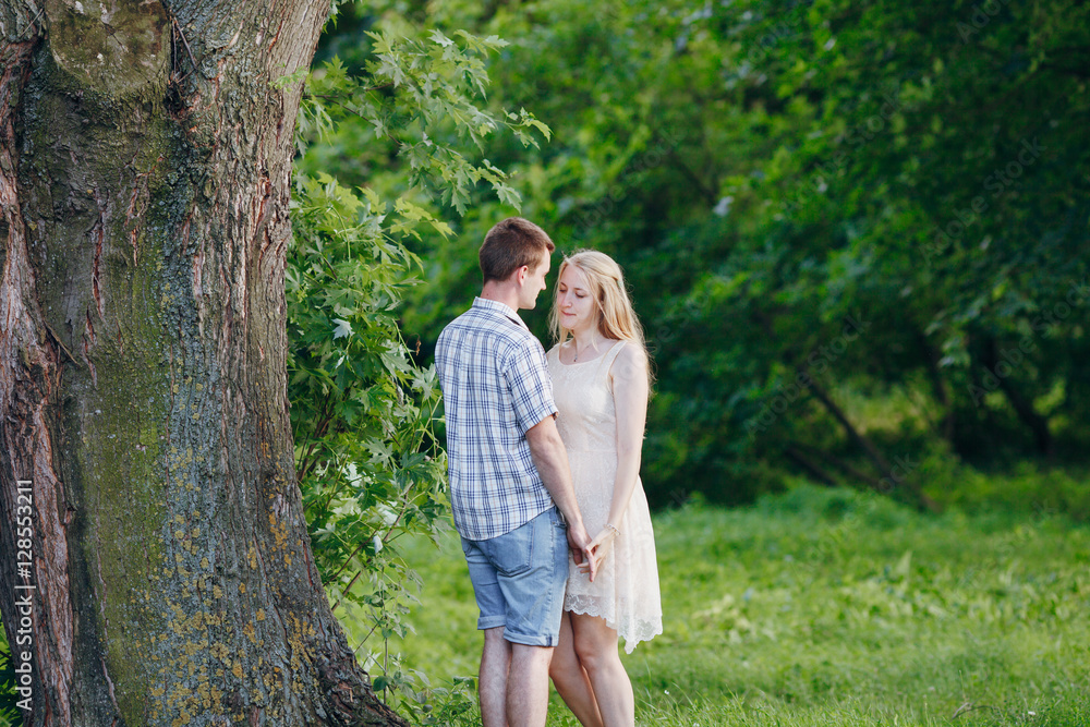 Naklejka premium couple in love