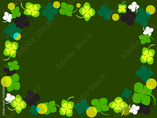 クローバーの枠モスグリーン