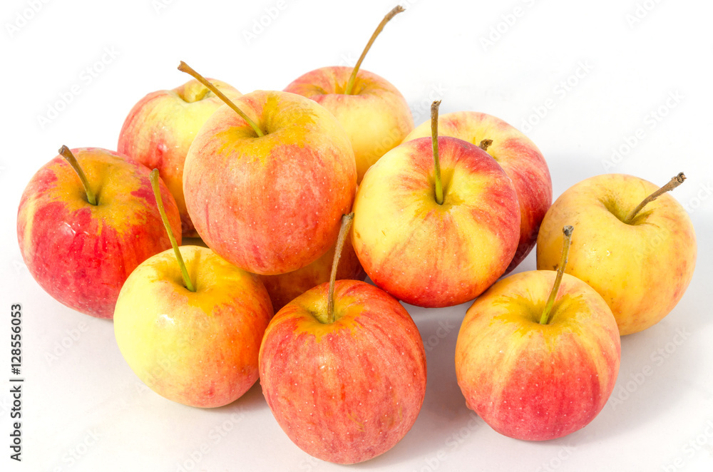 Isolated of apples on white background Isolated of apples on white background