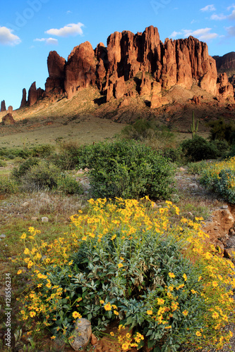 Sunset at the Superstition Mountains