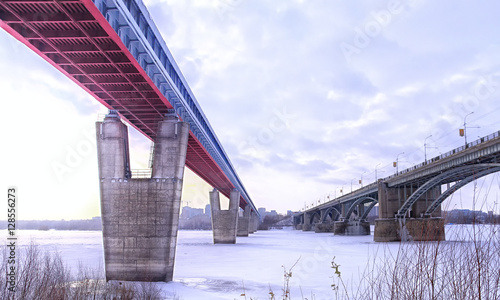 Fototapeta Naklejka Na Ścianę i Meble -  two bridges