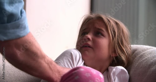 Daughter Suffering Domestic Abuse From Violent Father