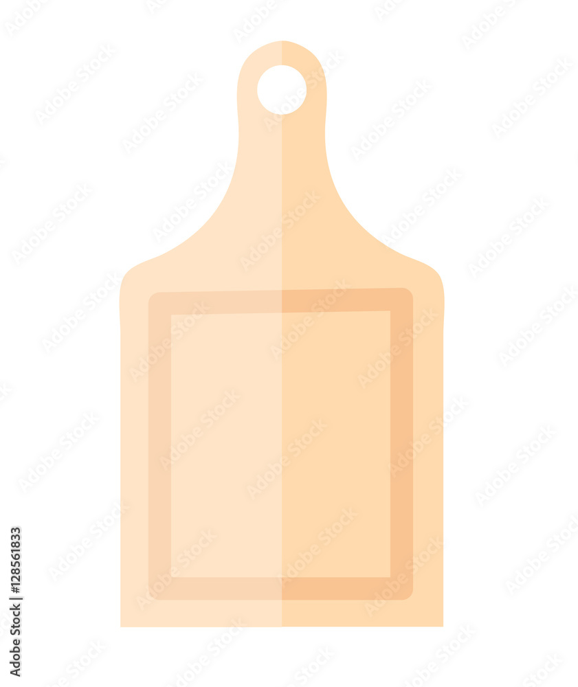 Board kitchen icon vector flat style. Isolated on white background. Vector illustration Board kitchen icon vector flat style. Isolated on white background. Vector illustration