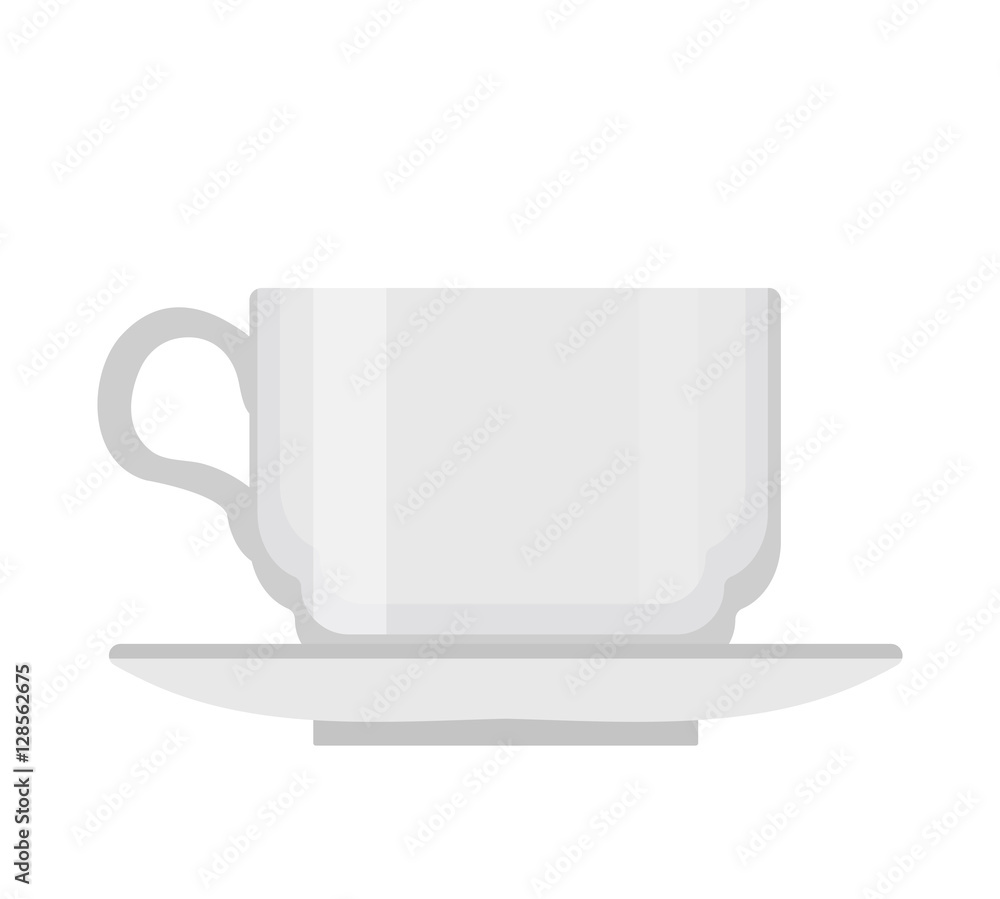 Cup icon vector flat style. Isolated on white background. Vector illustration Cup icon vector flat style. Isolated on white background. Vector illustration