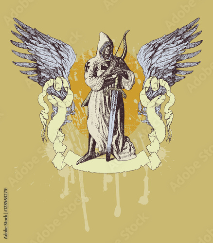 Vector pattern, T-shirt Design, Tattoo and Banner