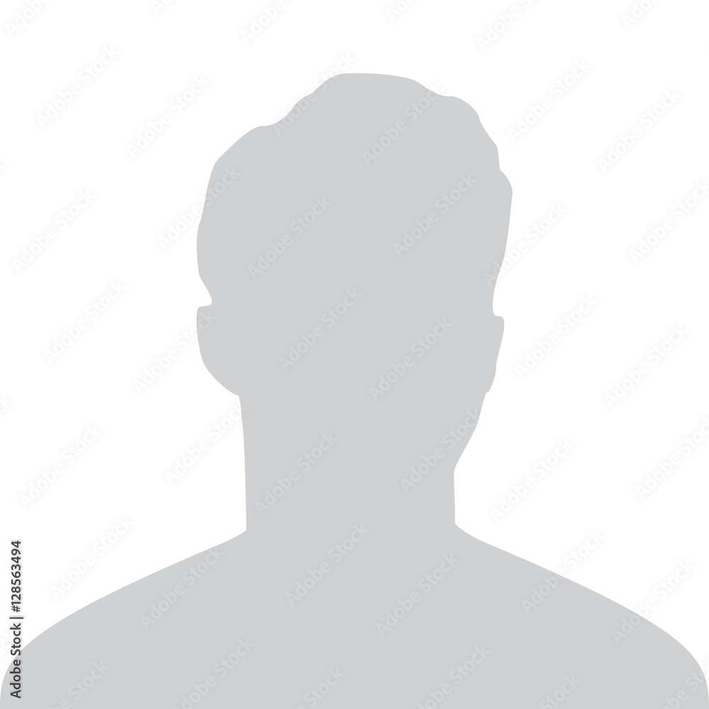 Male Default Placeholder Avatar Profile Gray Picture Isolated on White ...