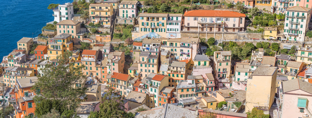 Riomaggiore, village des cinq terres, Italie