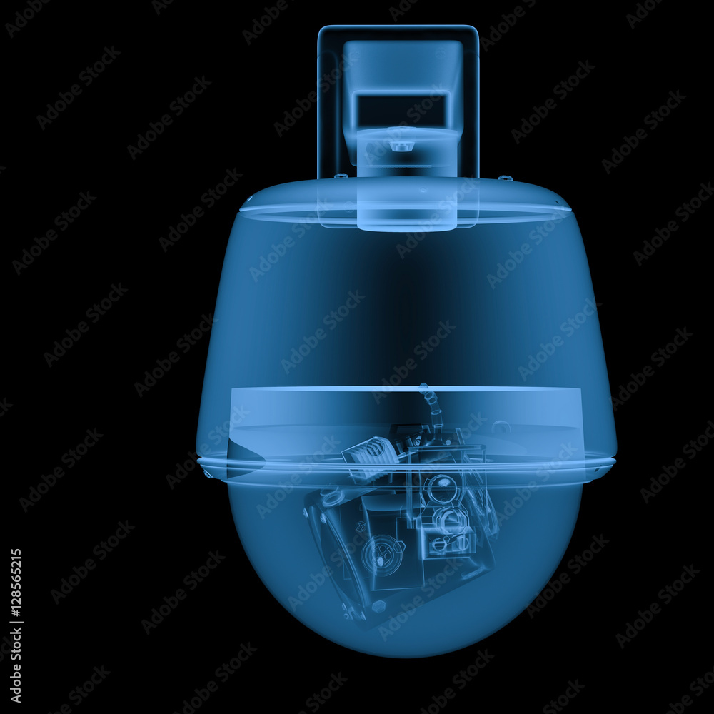 Obraz premium x ray security camera or cctv camera
