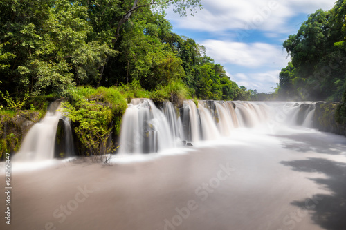 Fototapeta Naklejka Na Ścianę i Meble -  Tad Pha Souam the waterfall in Laos