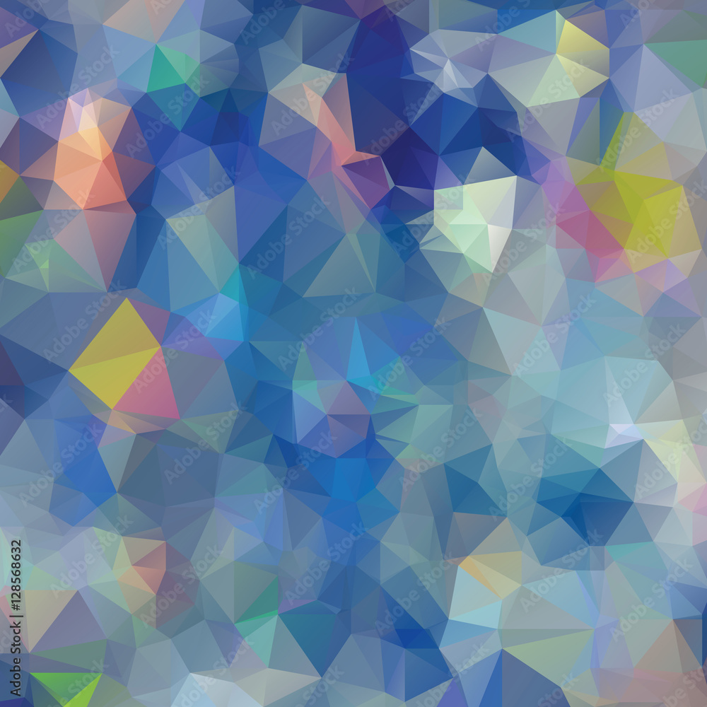 Vector abstract polygon triangulated Vector abstract polygon triangulated