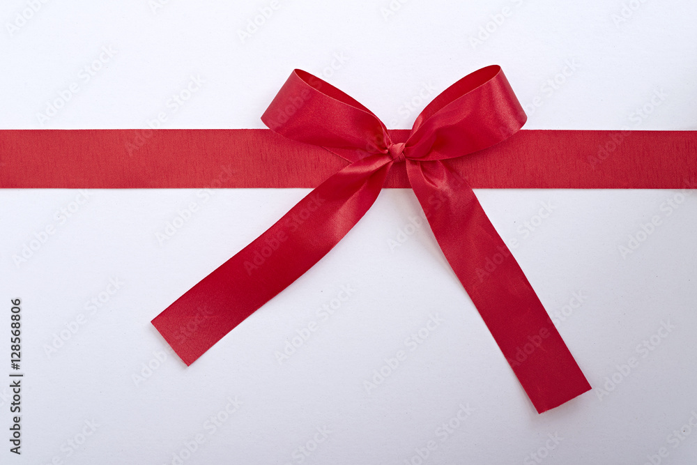 red gift satin ribbon bow red gift satin ribbon bow