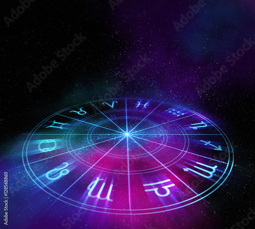 Astrology and alchemy sign background illustration