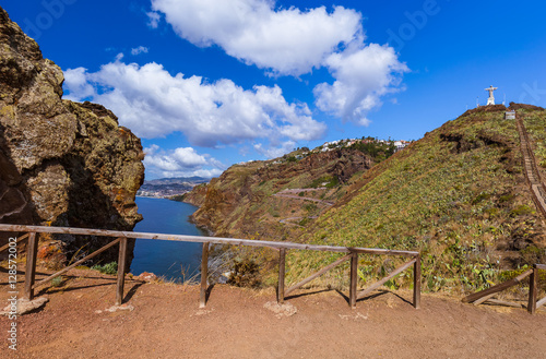 The Christ the King statue on Madeira island - Portugal