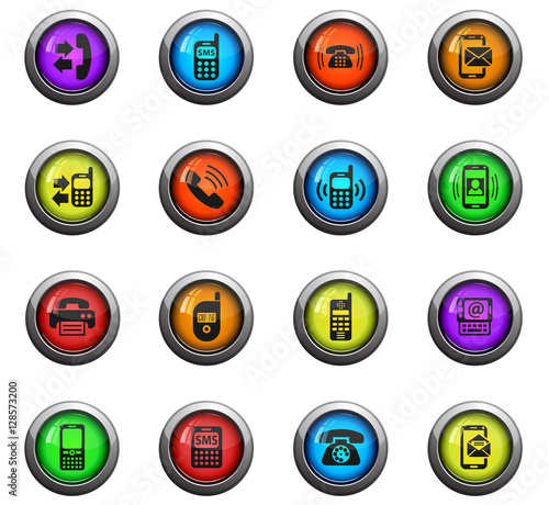phone icon set