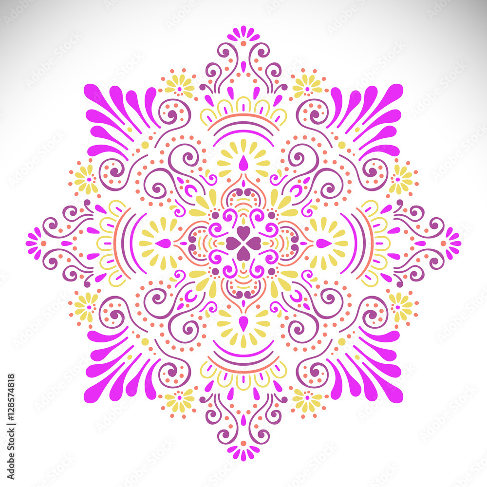 Vector indian Mandala Vector indian Mandala