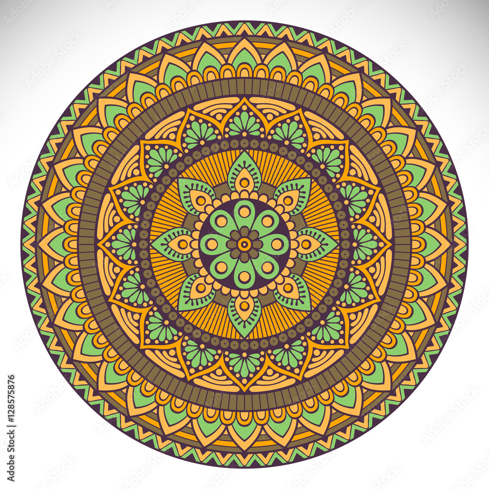 Vector indian Mandala Vector indian Mandala