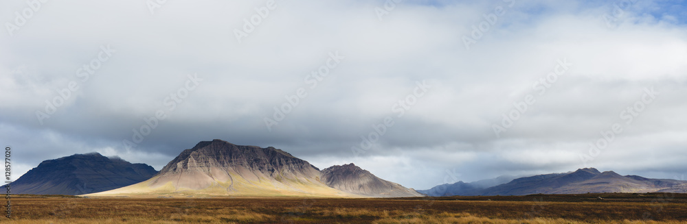 Iceland landscape panoramic