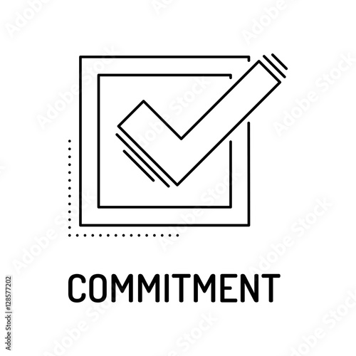 Commitment Line Icon