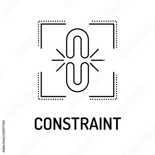 CONSTRAINT Line icon