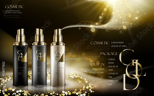 golden cosmetic products