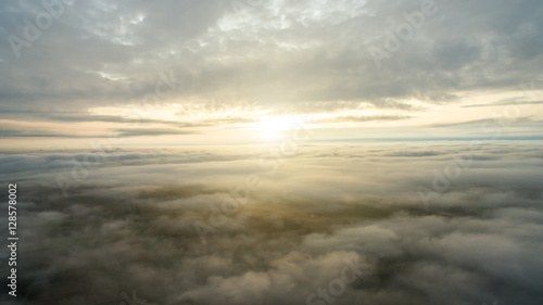 Sunny sky abstract background, beautiful cloudscape, on the heav